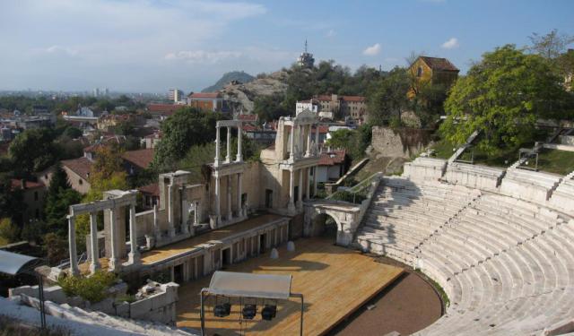 Roman Ruins Walking Tour Self Guided Plovdiv Bulgaria