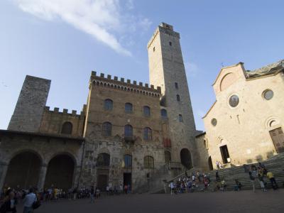 Piazza Del Duomo Cathedral Square San Gimignano