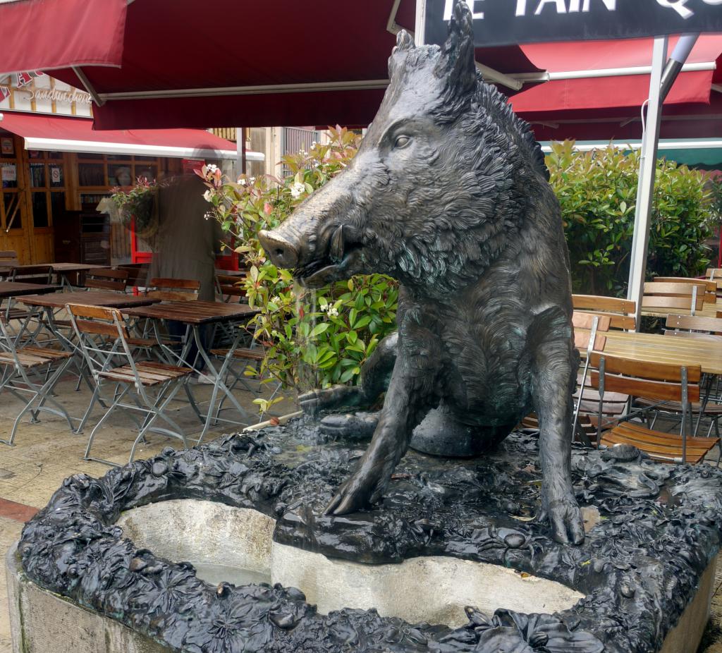 Richelme Square And The Boar Fountain Aix En Provence