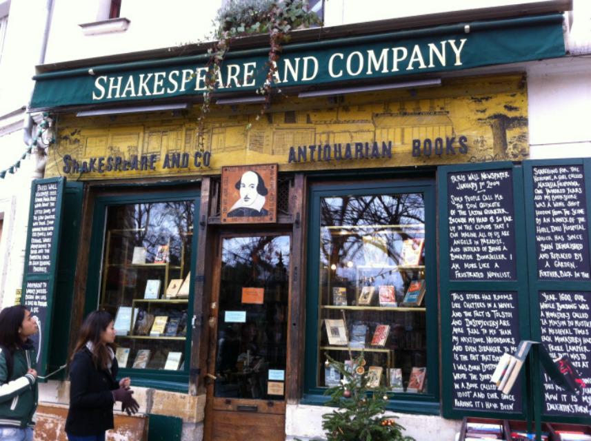 Shakespeare and Company, a creative sanctuary, France