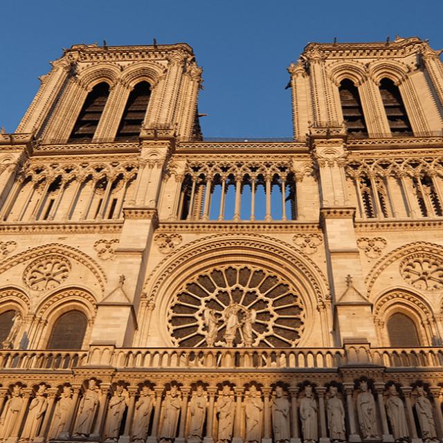 Notre Dame, the Lady of Paris Before and after the Fire, Paris, France