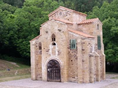 San orders Miguel De Lillo Church In Oviedo Spain Collectable Silver Building On Wood