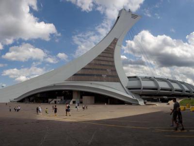 Montreal Olympic Stadium panorama