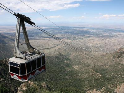 Taking a Ride on the Sandia Peak Aerial Tramway in Albuquerque