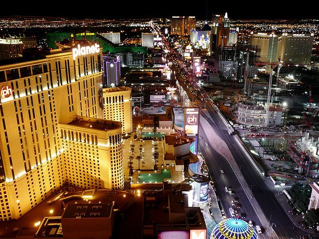 Las Vegas Strip Hotel Map: A unique map of main hotels on the