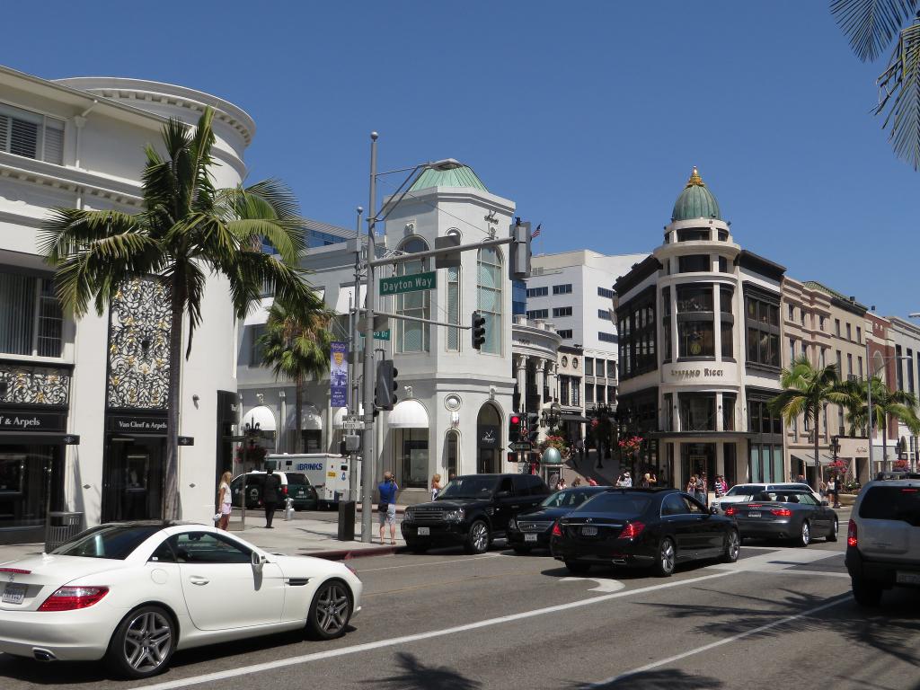 Rodeo Drive, Beverly Hills  Rodeo drive, California travel road