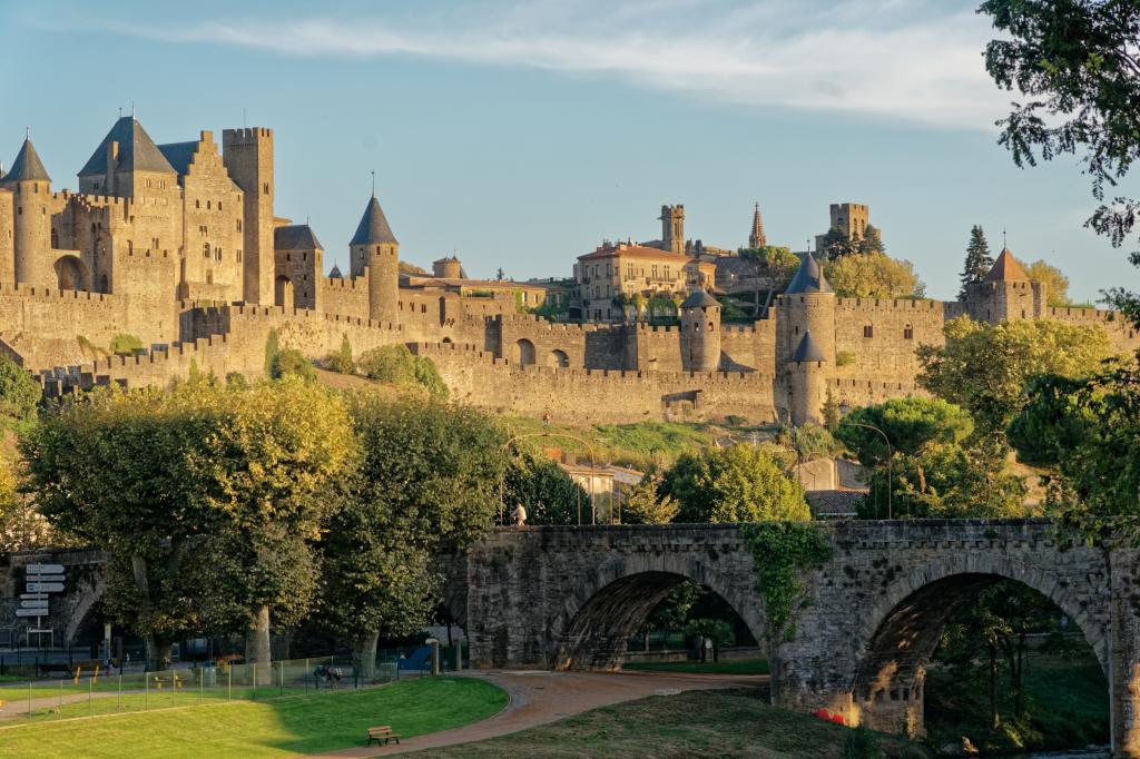french medieval town carcassonne