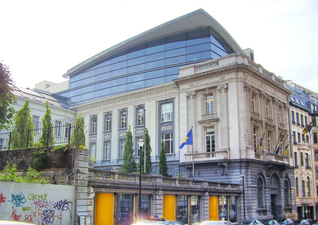 brussels office building with mansion inside
