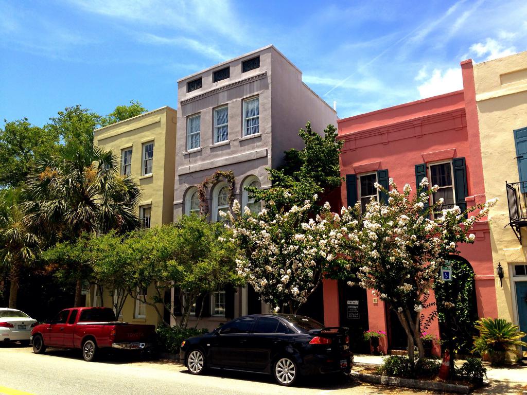 Rainbow Row Charleston