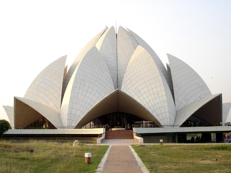 lotus temple construction