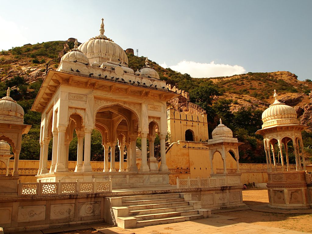 Gaitor Cenotaphs, Jaipur, India newest | Giclee Print