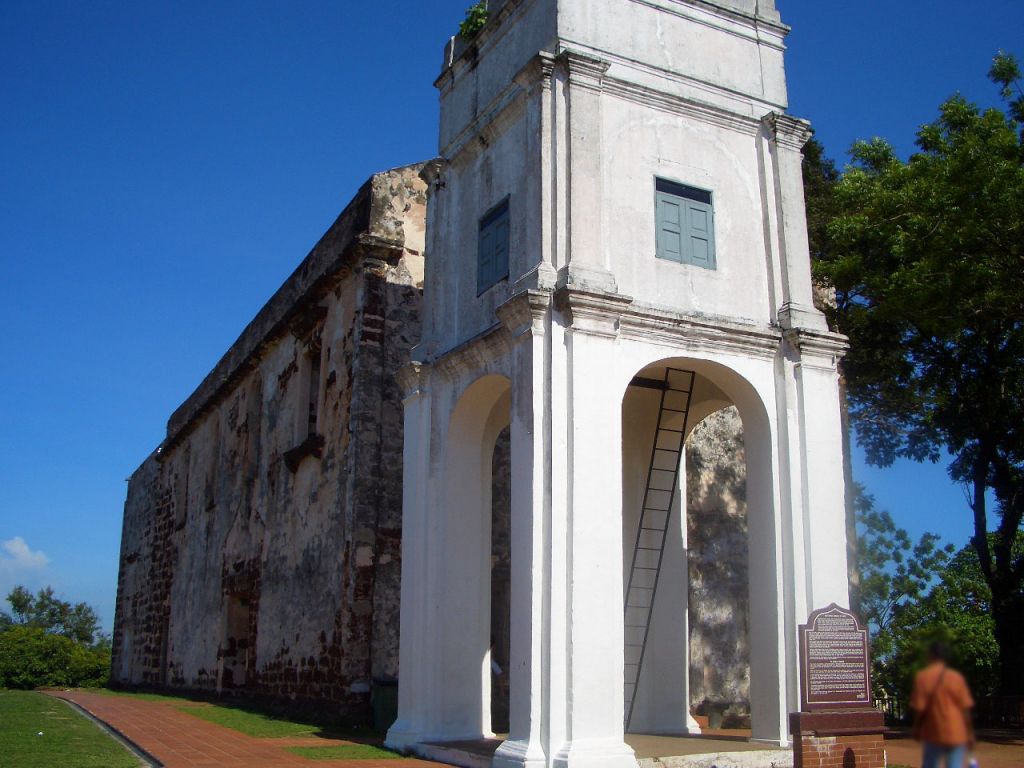 St Paul S Church Melaka Malaysia Afar