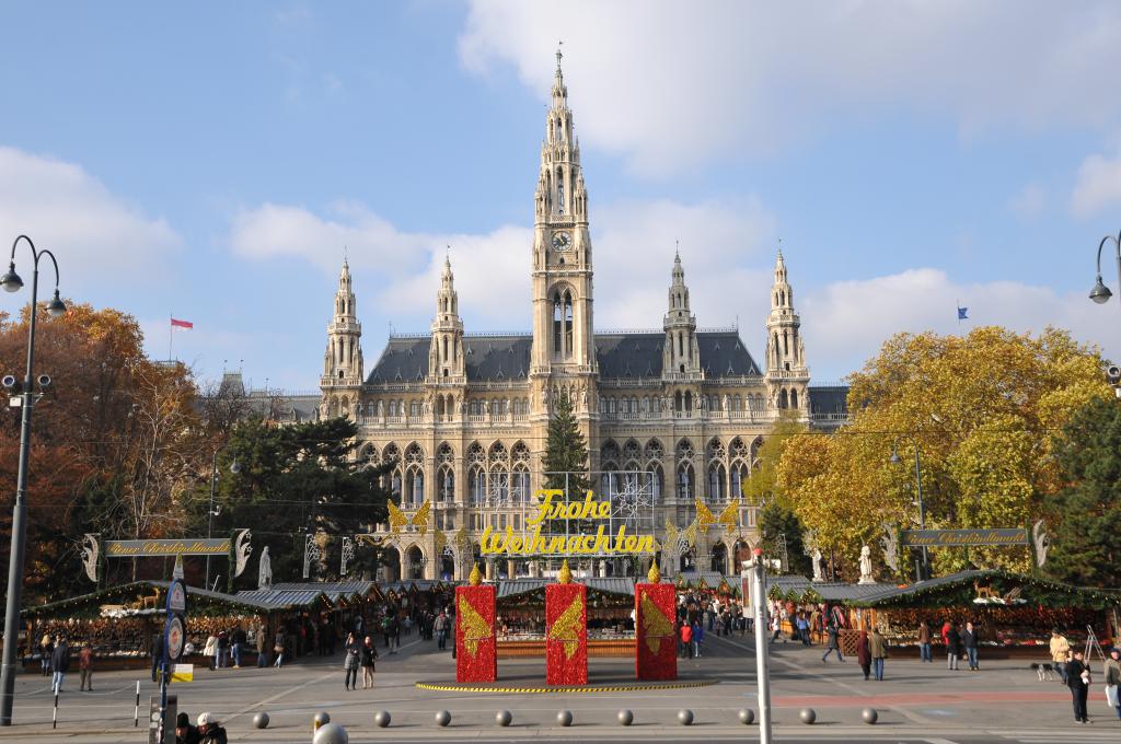 Rathausplatz and Park, Vienna