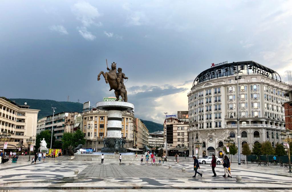 Macedonia Square, Skopje